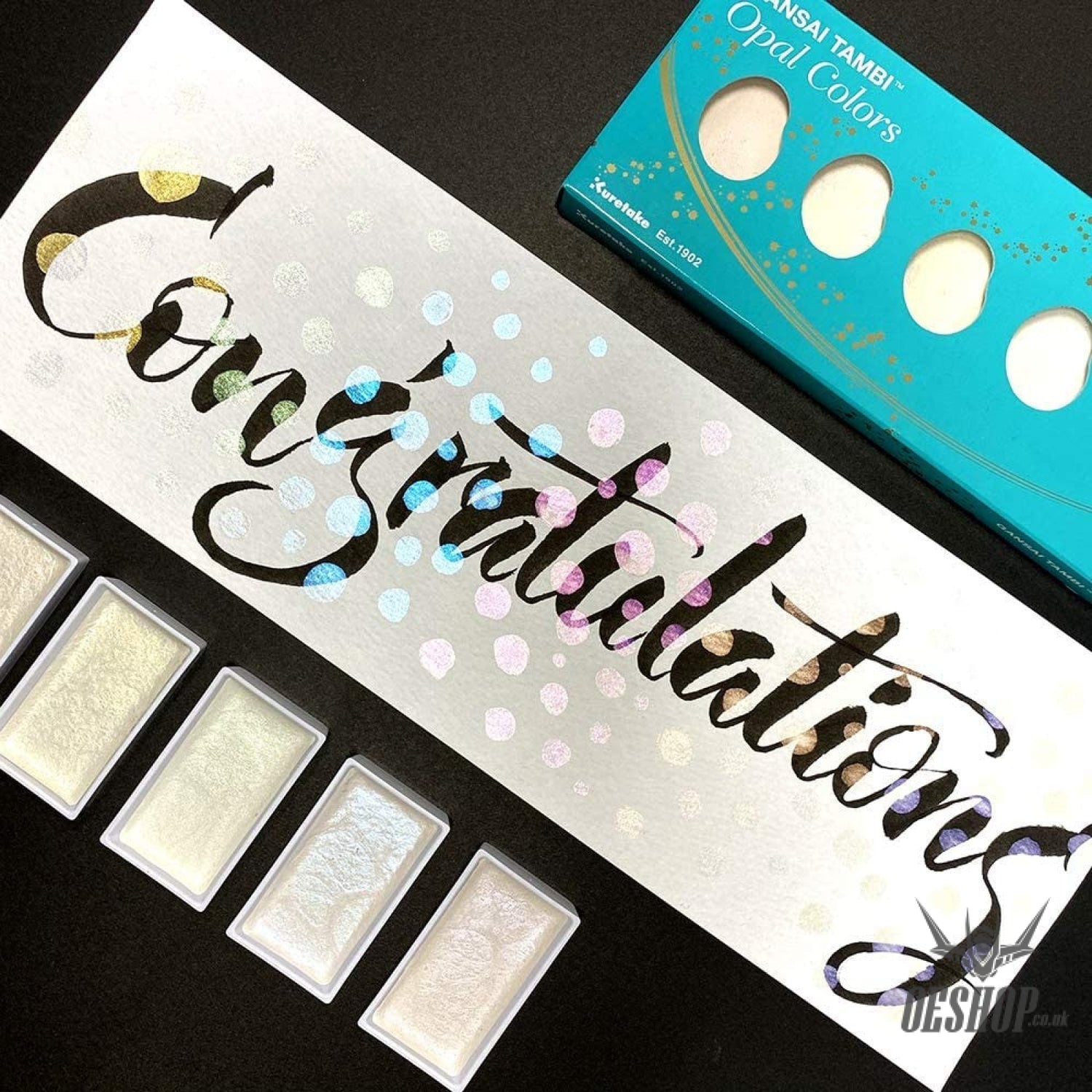 Kuretake Gansai Tambi Pigments Opal Colors 6 Paints Set MC20OC/6V Kuretake 13.98 OEShop