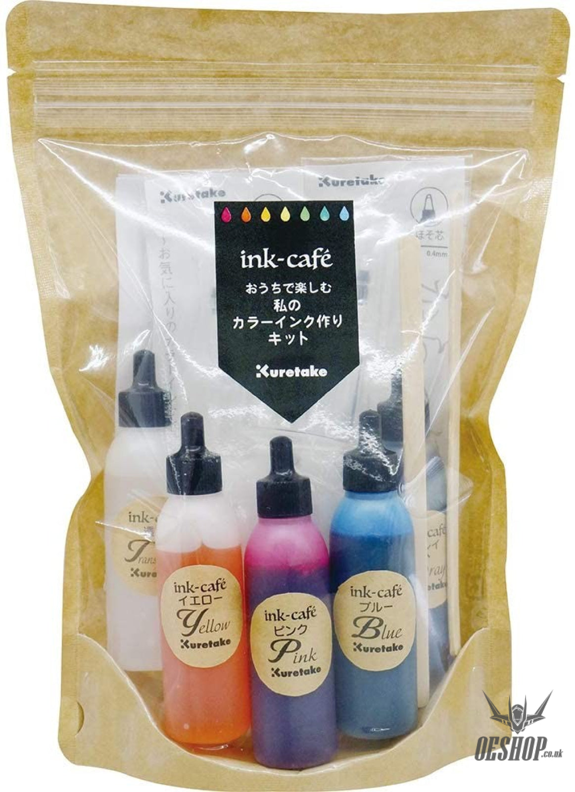 Kuretake Stationery Awards Ink Cafe Enjoy At Home My Color Ink Making Kit 5 Colors Kuretake 31.99 OEShop
