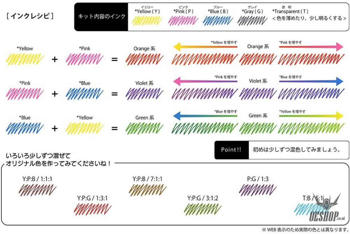 Kuretake Stationery Awards Ink Cafe Enjoy At Home My Color Ink Making Kit 5 Colors Kuretake 31.99 OEShop