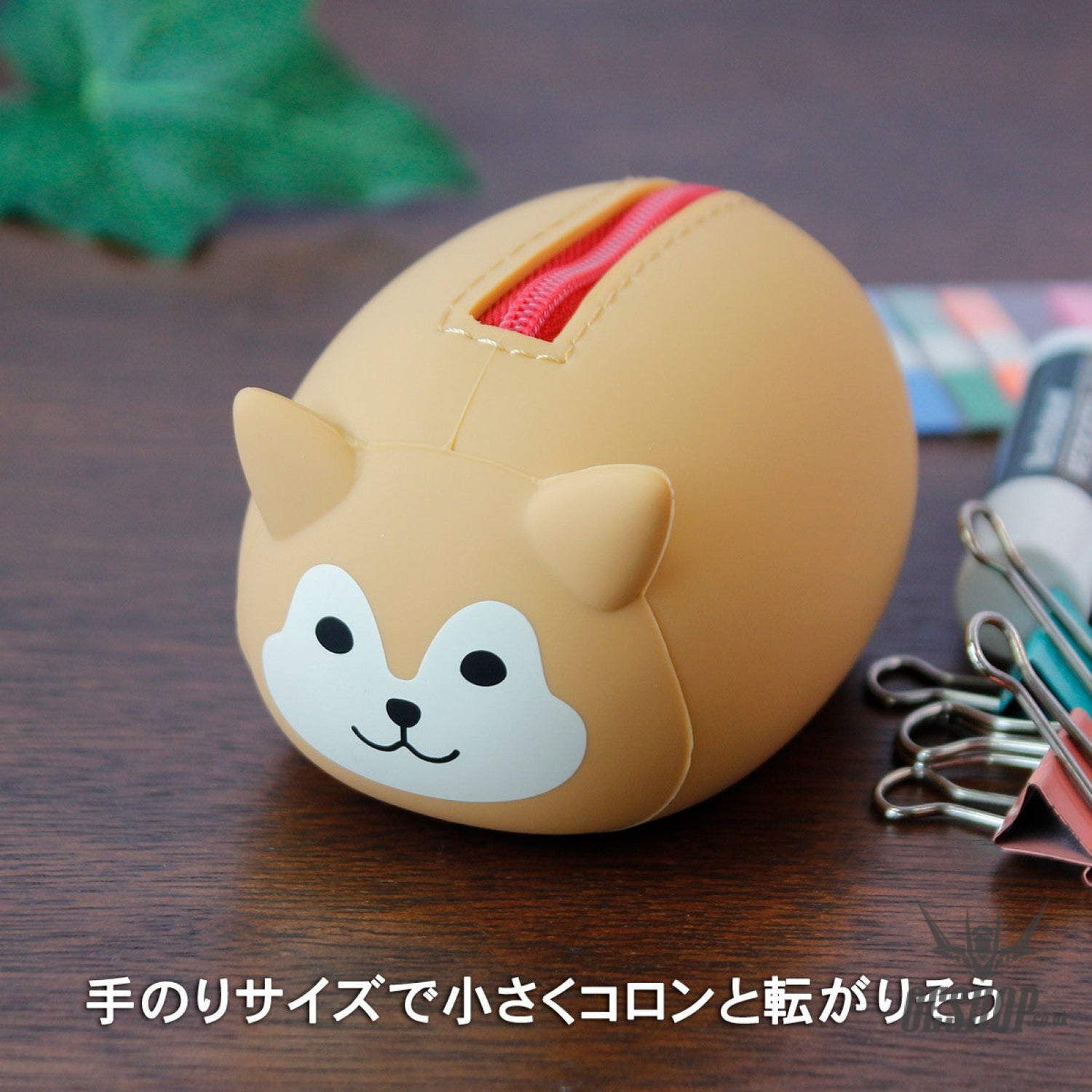 LIHIT LAB PuniLabo Mini Zipper Pouch - Shiba Dog A7780-2 LIHIT LAB. 9.99 OEShop