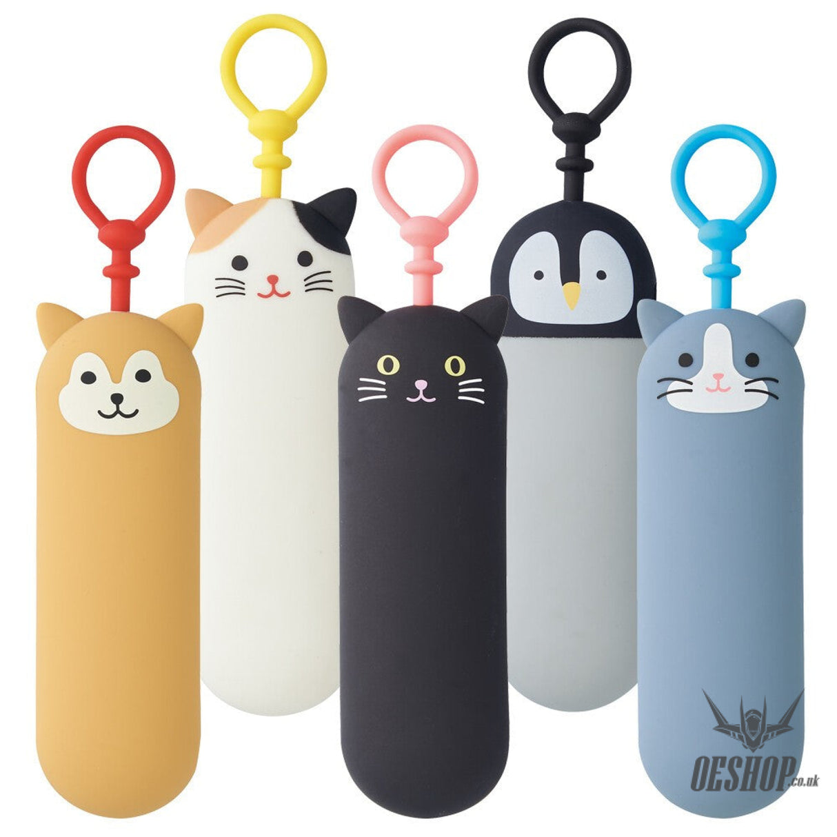 Lihit Lab PuniLabo Slim Key Case - Gray Cat A7785-4 LIHIT LAB. 7.99 OEShop