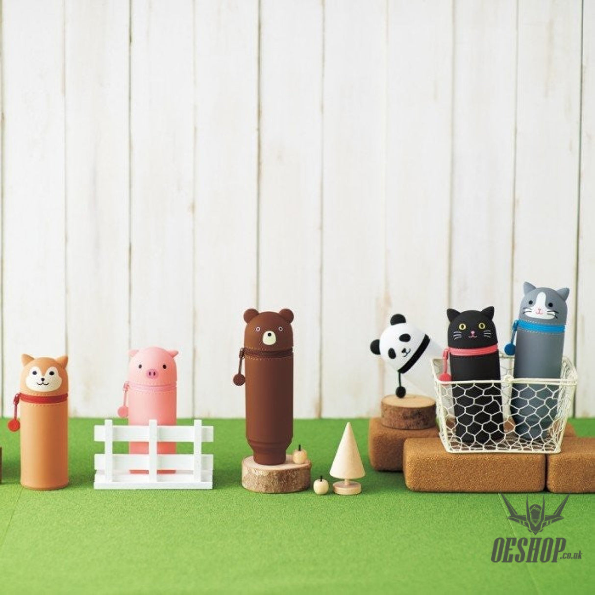 LIHIT LAB PuniLabo Stand Pen Case Large BIG size - Shiba Dog A7714-2 LIHIT LAB. 15.99 OEShop