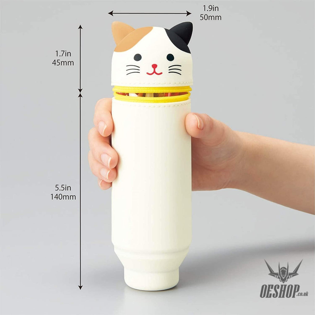 LIHIT LAB PuniLabo Stand Pen Case Medium size - Tortoiseshell cat A7712-7 LIHIT LAB. 13.98 OEShop