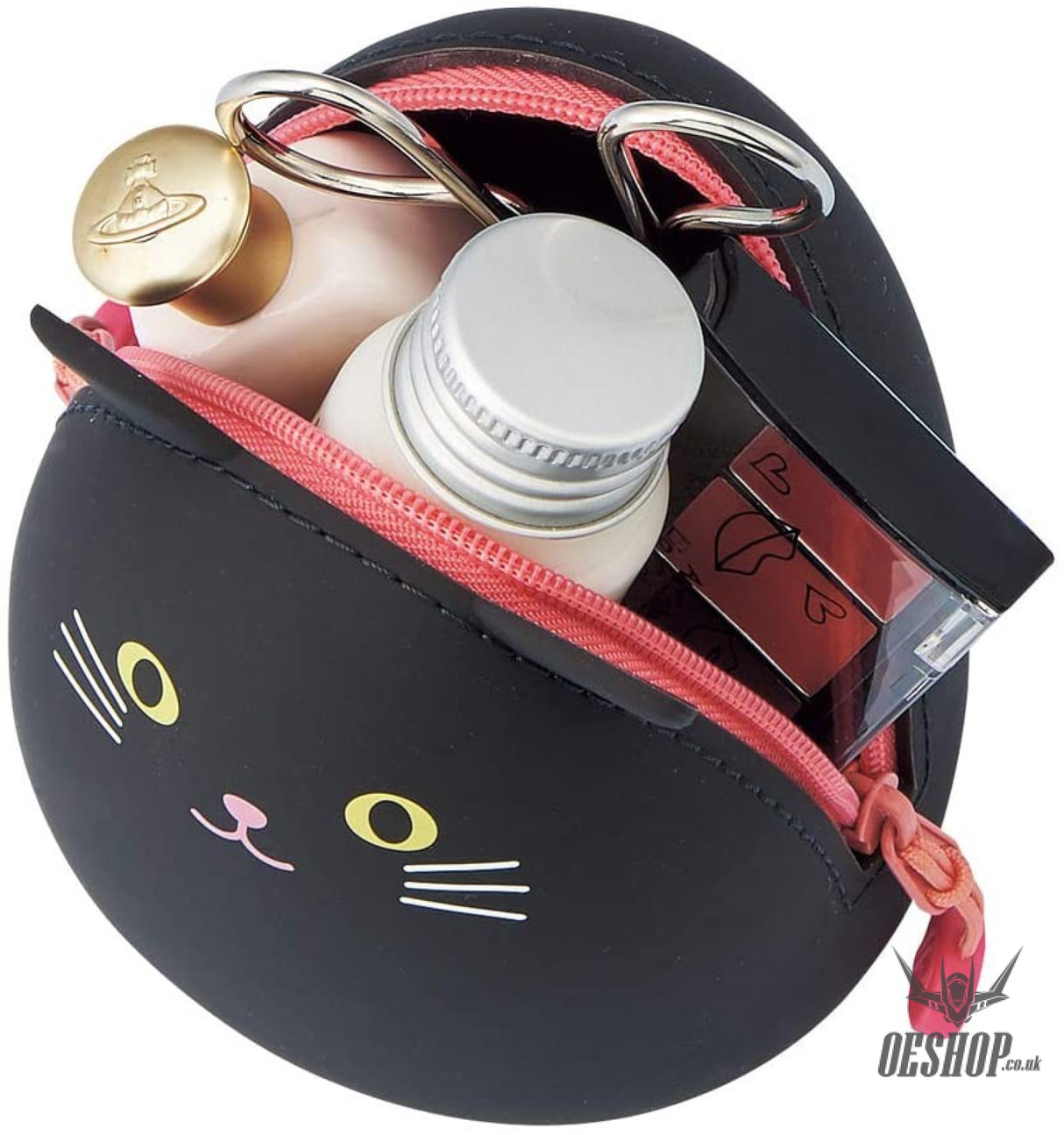 LIHIT LAB PuniLabo Zipper Pouch Egg Shaped - Black Cat A7782-3 LIHIT LAB. 12.98 OEShop