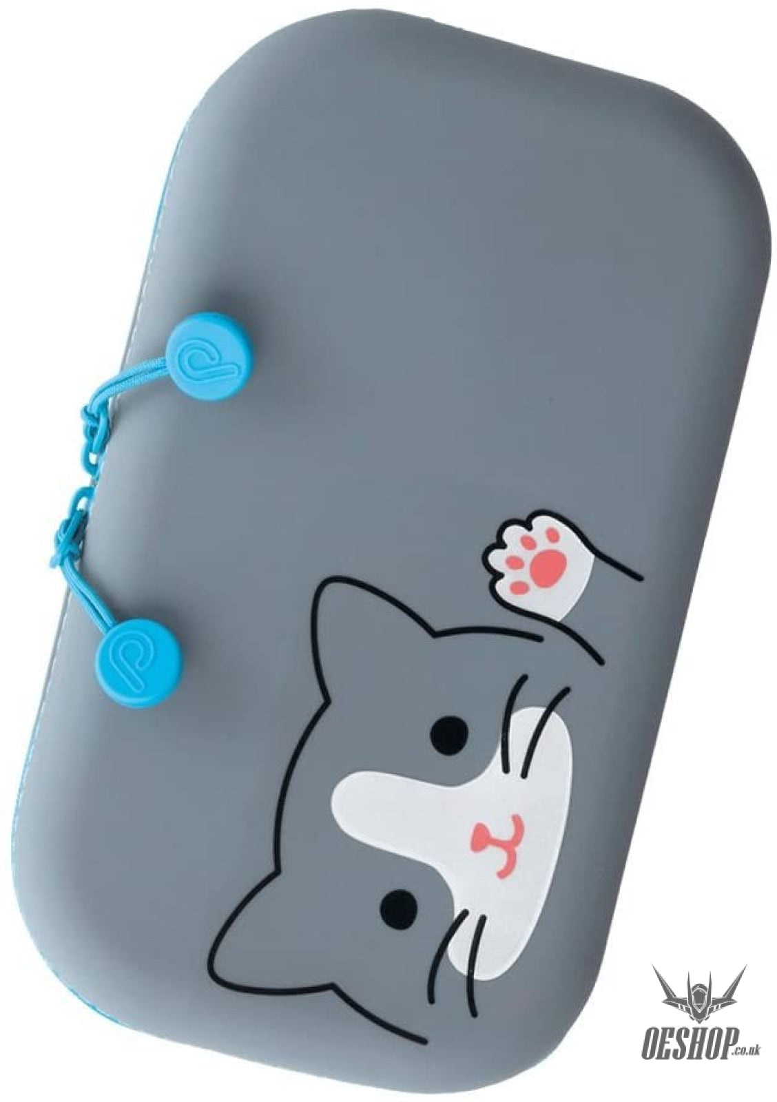 Lihit Lab Punilabo Zipper Pouch Grey Cat A7716-4 LIHIT LAB. 13.98 OEShop