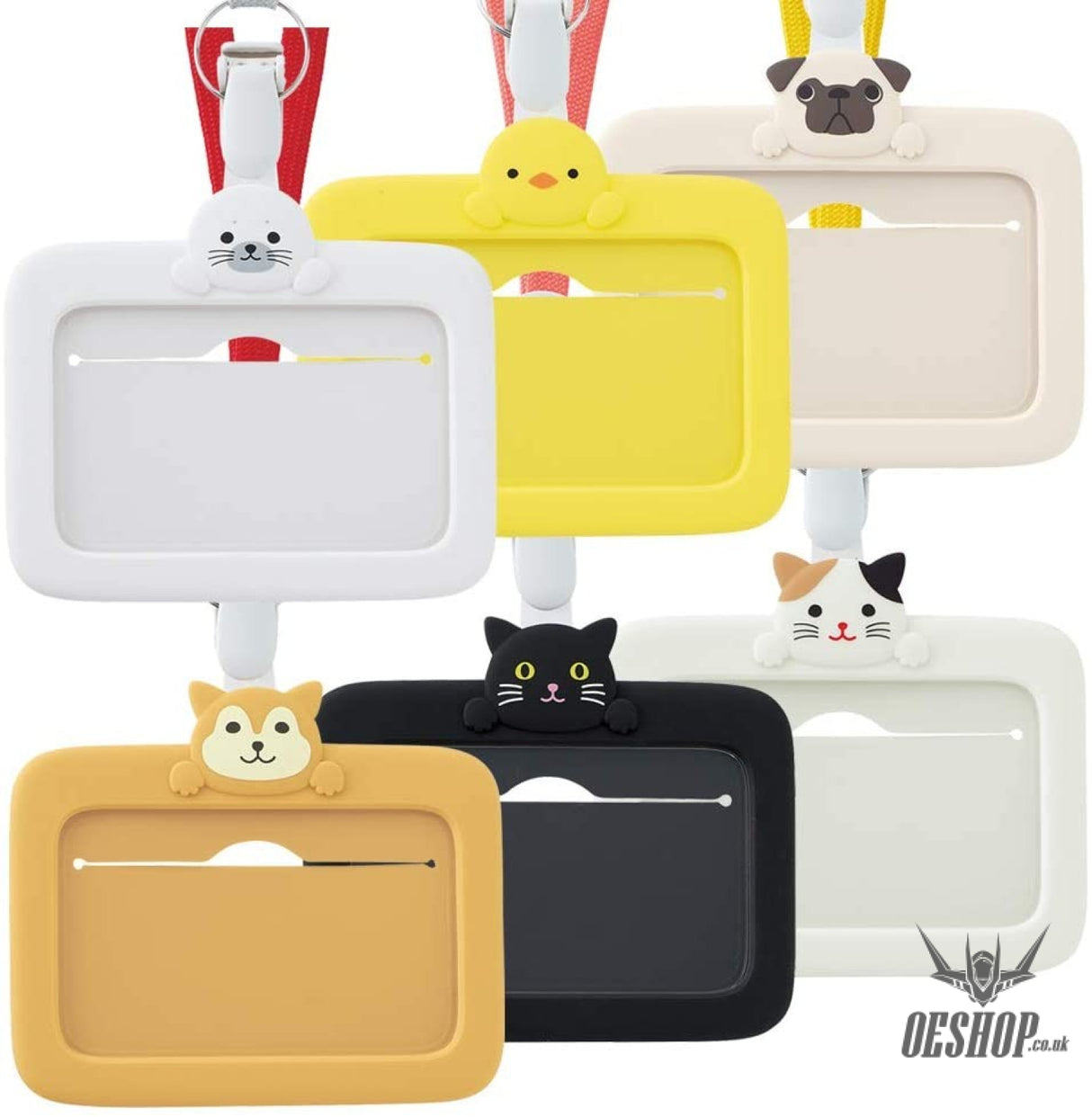 LIHIT LAB SMARTFIT Punilabo ID Card Holder White Cat A7804-7 LIHIT LAB. 10.25 OEShop