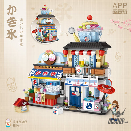 LOZ Mini Block 1219 Shaved ice shop - 668 Pcs Model Bricks Building Blocks Building Blocks