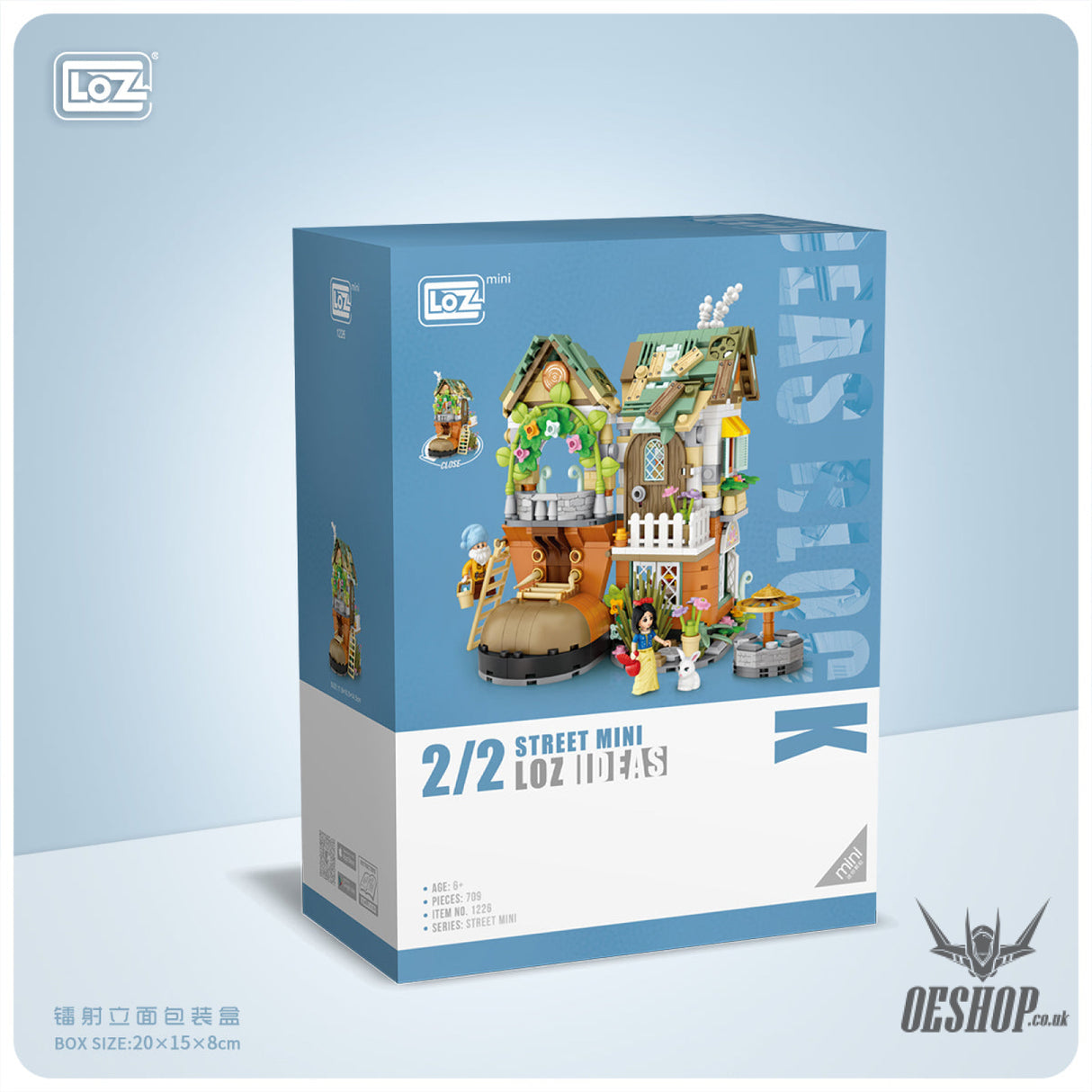 LOZ Mini Block 1226 Dwarf hut - 709 Pcs Model Bricks Building Blocks Building Blocks
