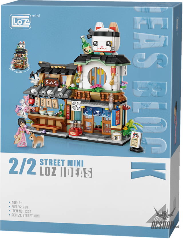LOZ Mini Block 1232 Izakaya - 789 Pcs Model Bricks Building Blocks Building Blocks