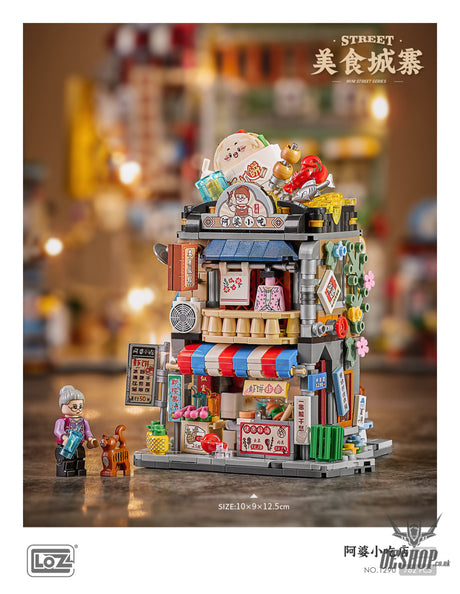 LOZ Mini Block 1290 Granny’s snack bar - 762 Pcs Model Bricks Building Blocks Building Blocks