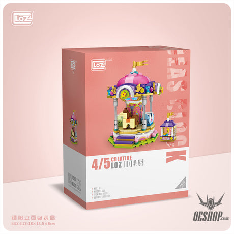 LOZ Mini Block 1720 merry-go-round - 406 Pcs Model Bricks Building Blocks Building Blocks