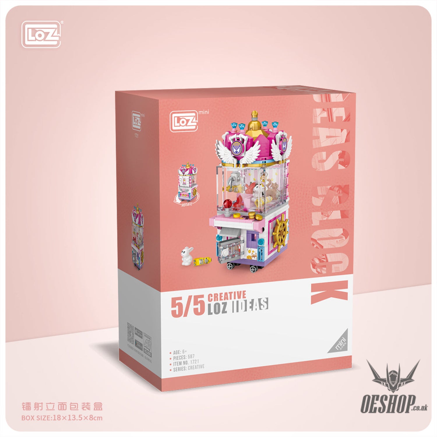 LOZ Mini Block 1721 Doll Catcher - 587 Pcs Model Bricks Building Blocks Building Blocks