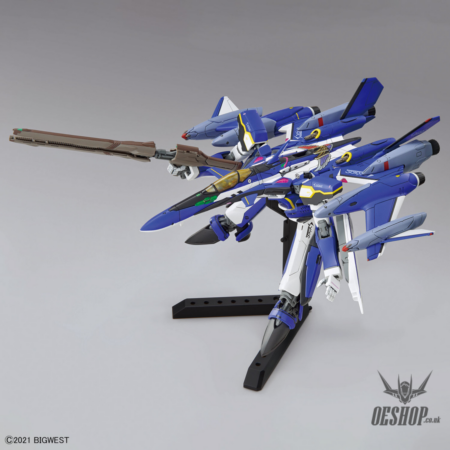 Macross 1/100 HG YF-29 Durandal Valkyrie (Maximilian Genus Custom) Full Set Pack Scale Model Kits