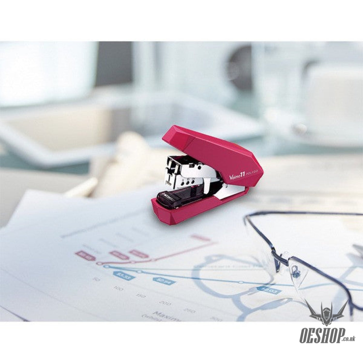 MAX HD-11SFLK/P Vaimo 11 POLYGO Stapler Pink MAX 13.98 OEShop