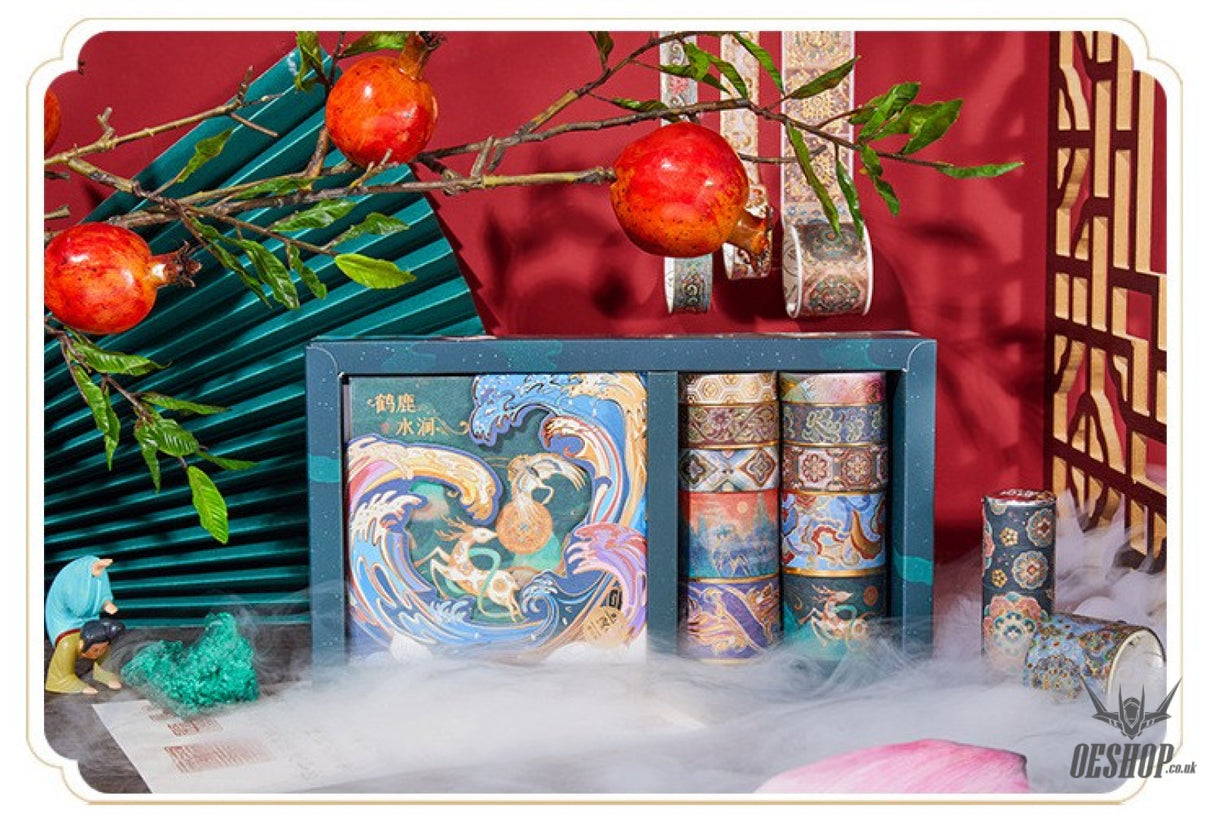 Miss Time Surprise Gift Box (Washi Tape and Sticker) Dunhuang Crane Deer Water Stream OEShop 8.99 OEShop