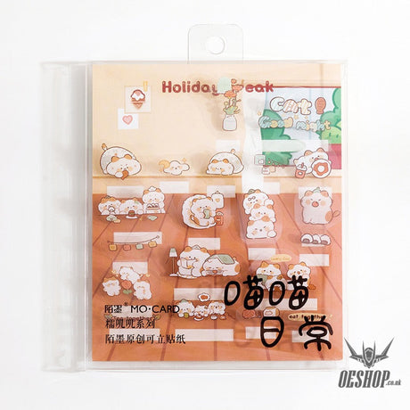 MO.CARD Mochi Series Stickers (20 pieces) Meow Life (20 pieces) Sticker