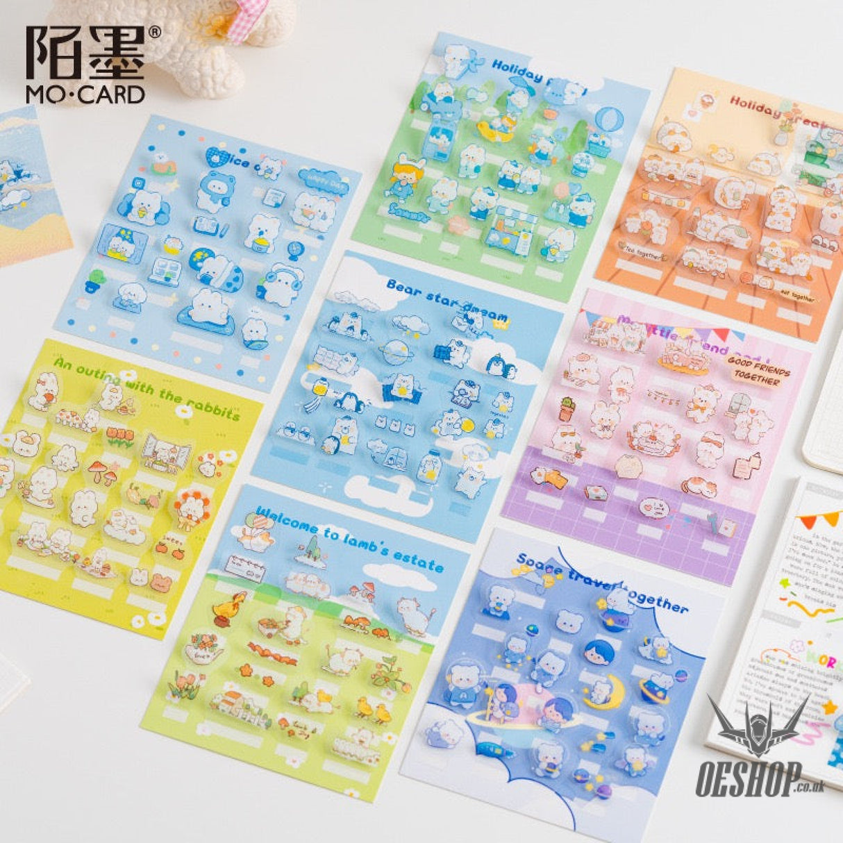 MO.CARD Mochi Series Stickers (20 pieces) Sticker