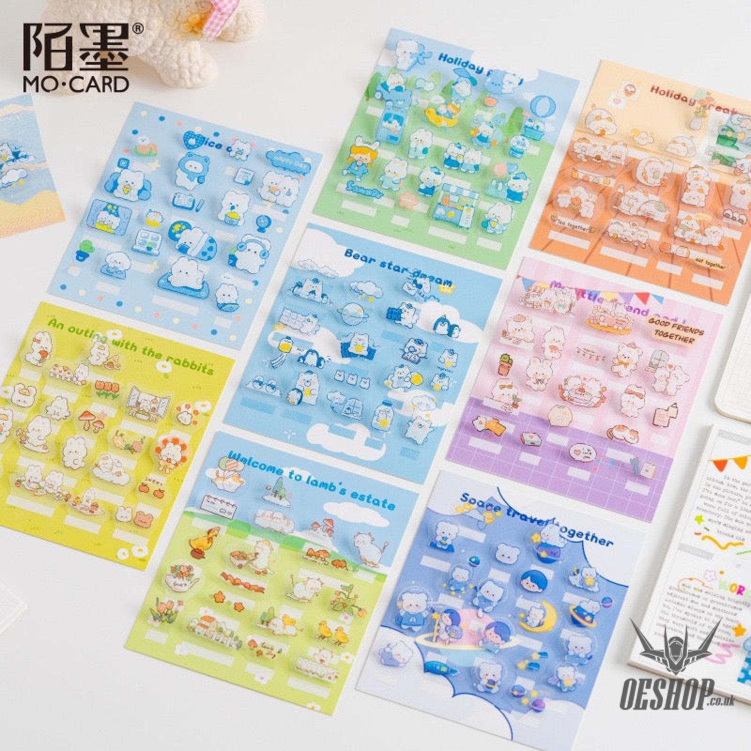 MO.CARD Mochi Series Stickers (20 pieces) Sticker