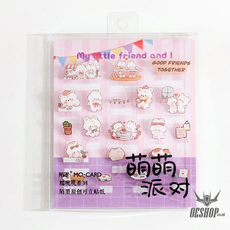MO.CARD Mochi Series Stickers (20 pieces) Sweet Party Pals (20 pieces) Sticker