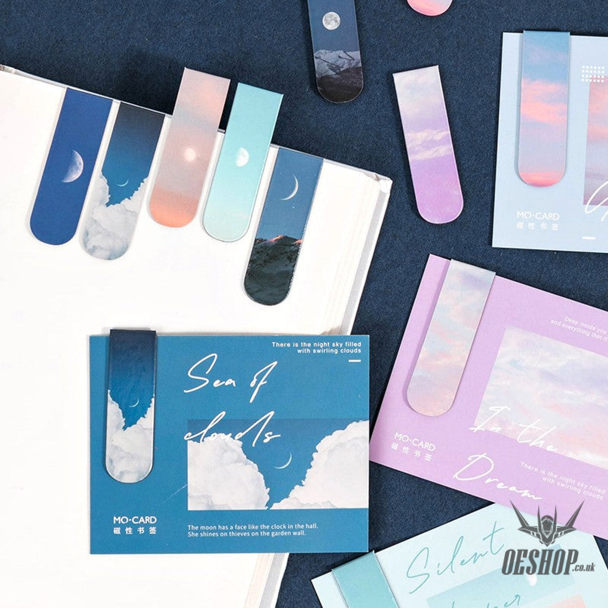 Momo Sun Moon Star Series Magnetic Bookmark set of 8 OEShop 7.99 OEShop