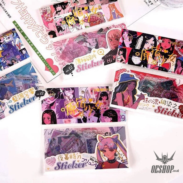 Moore Harajuku Girl Stickers (40 pieces) Sticker