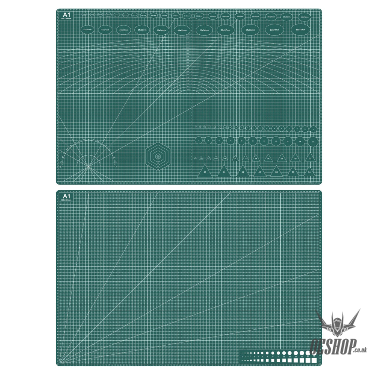 Cutting Mat A1 cutting mat (90*60cm) green & black core Cutting Mat