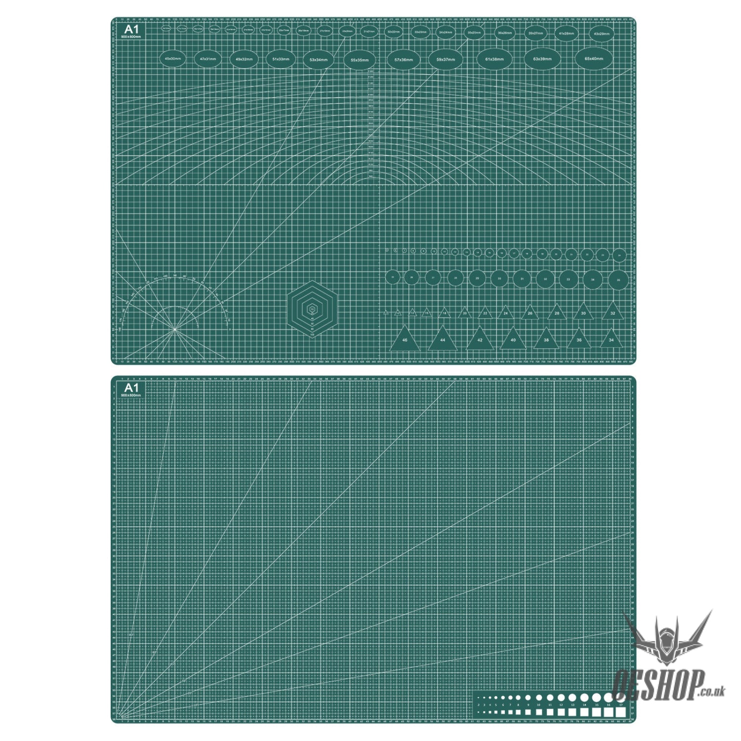 Cutting Mat A1 cutting mat (90*60cm) green & black core Cutting Mat