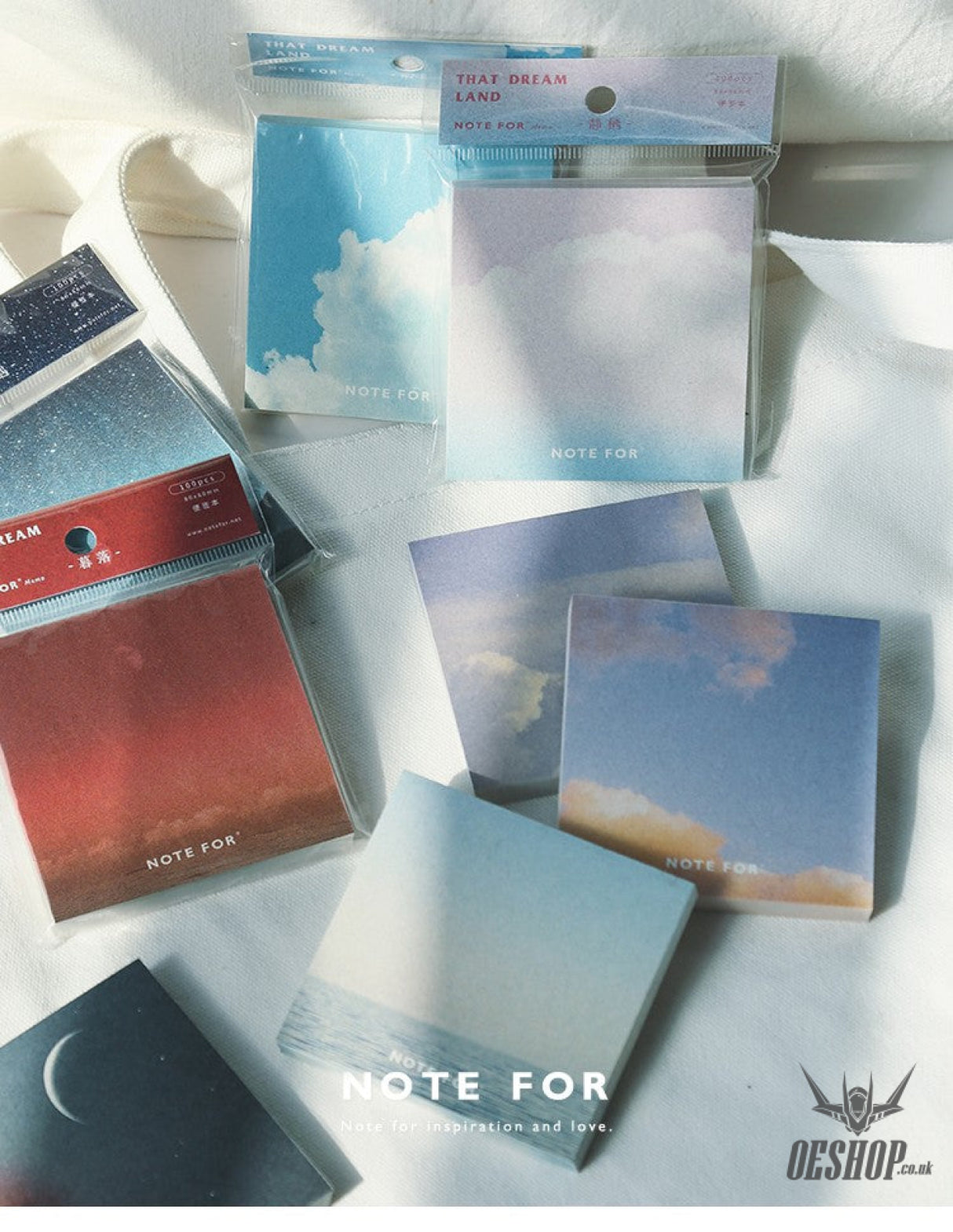 Note For Memo Notes That Dream Land Series Set of 8 OEShop 14.98 OEShop