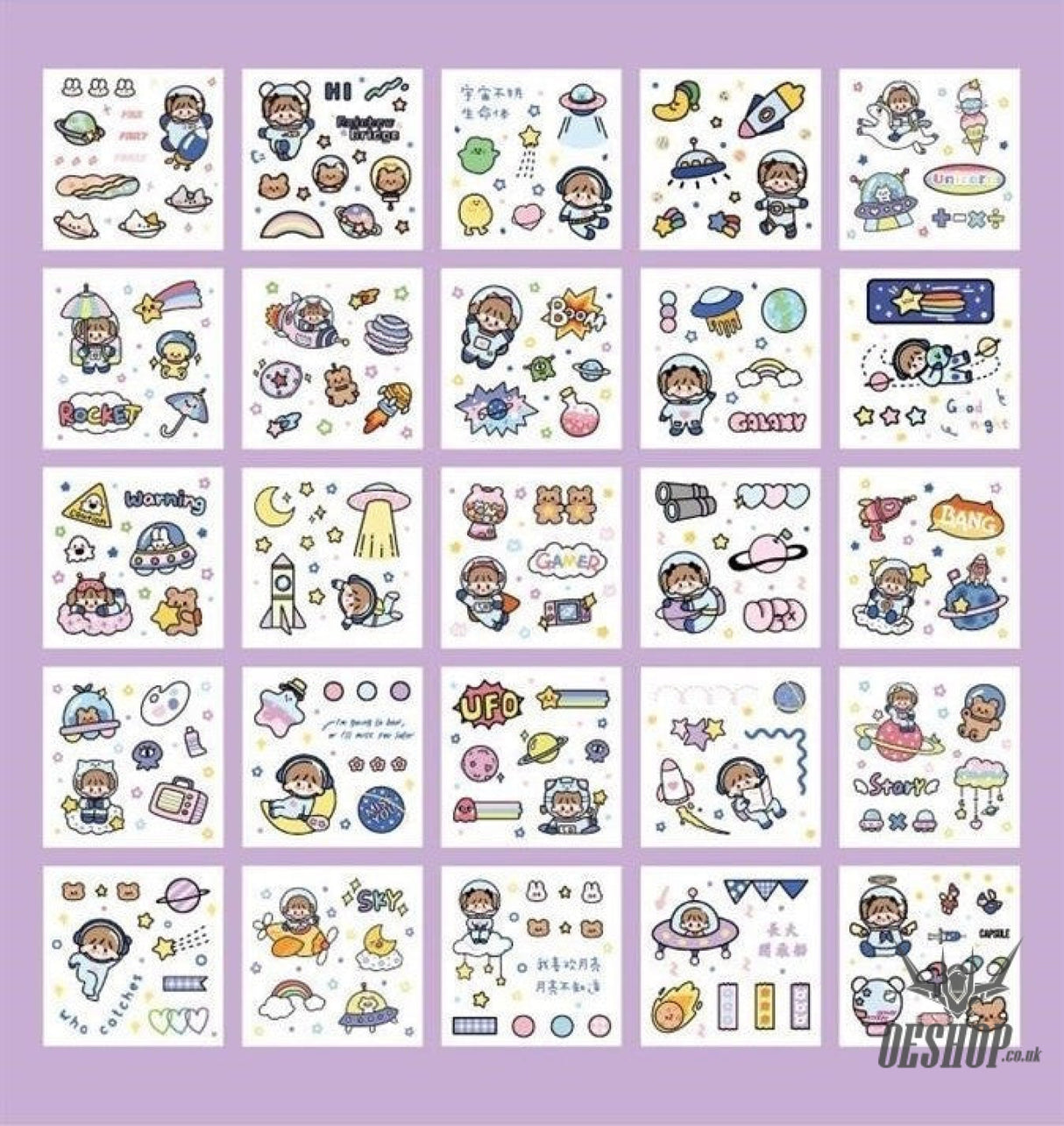 Paper Dyeing Sticker Gift Box Big Adventure 100 sheets Washi Paper no repeated OEShop 8.99 OEShop