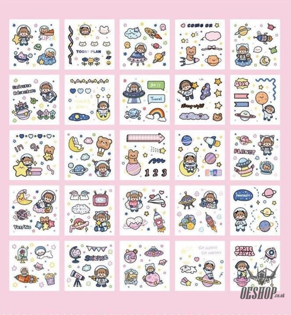 Paper Dyeing Sticker Gift Box Big Adventure 100 sheets Washi Paper no repeated OEShop 8.99 OEShop