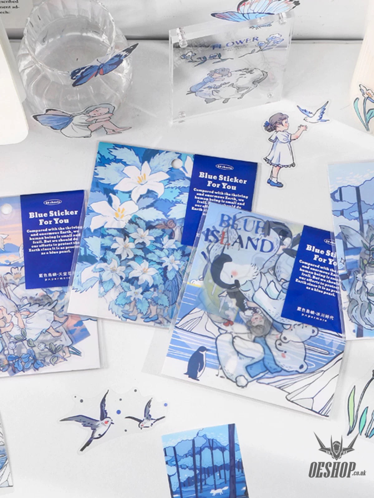 Papermore Blue Sticker For You Stickers (20 pieces) Sticker