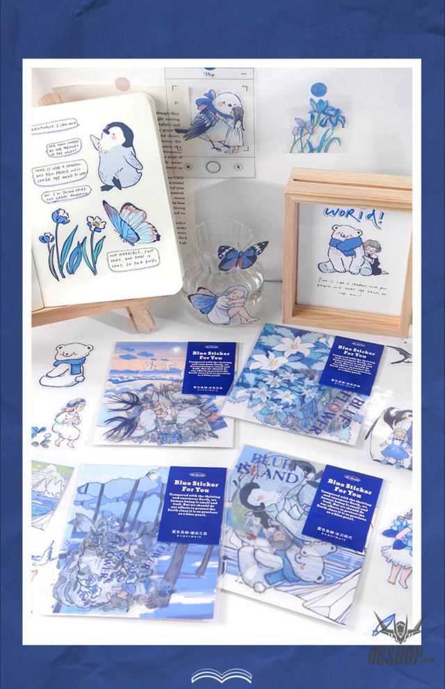 Papermore Blue Sticker For You Stickers (20 pieces) Sticker