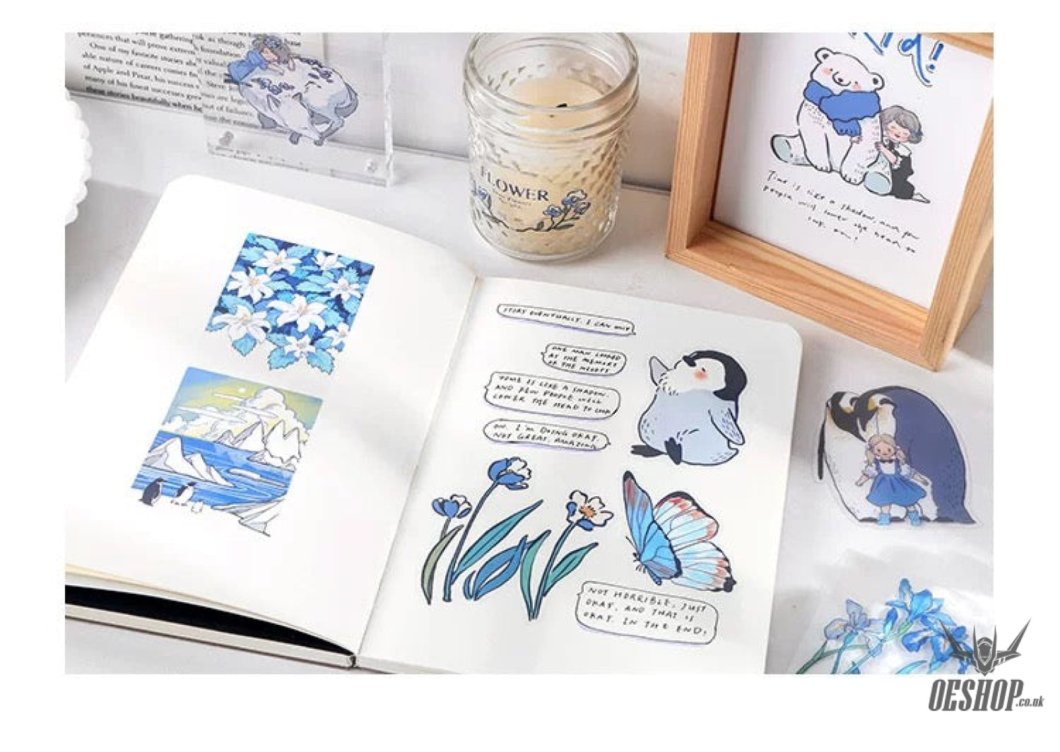 Papermore Blue Sticker For You Stickers (20 pieces) Sticker