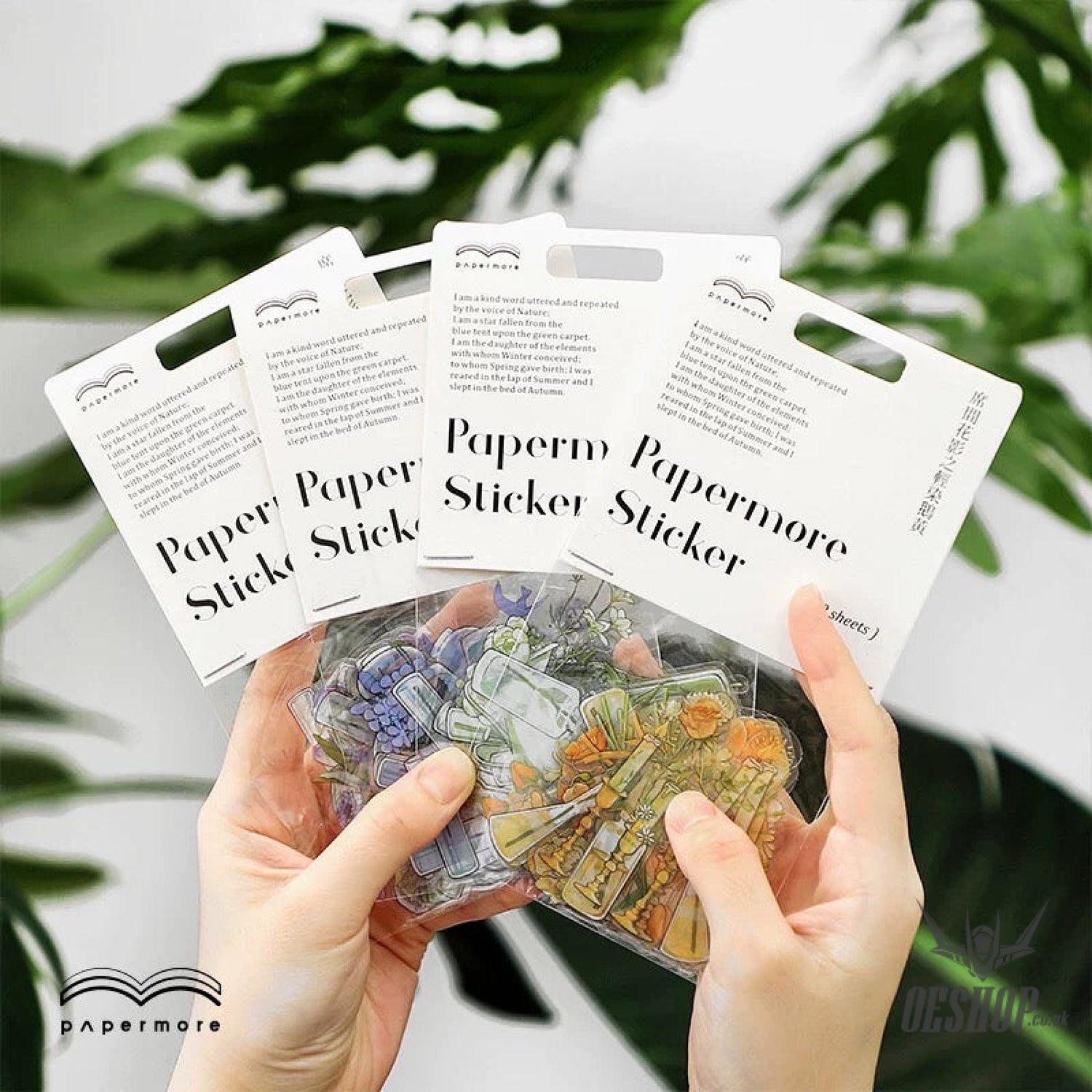 Papermore Botanical Silhouette Stickers (40 pieces) Sticker
