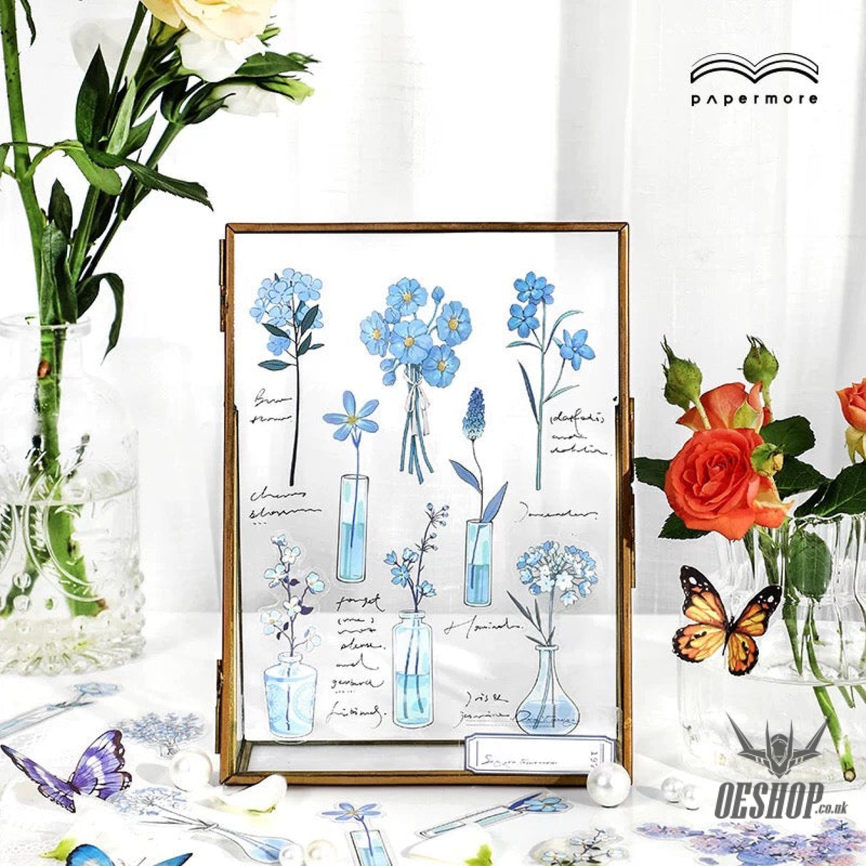 Papermore Botanical Silhouette Stickers (40 pieces) Sticker