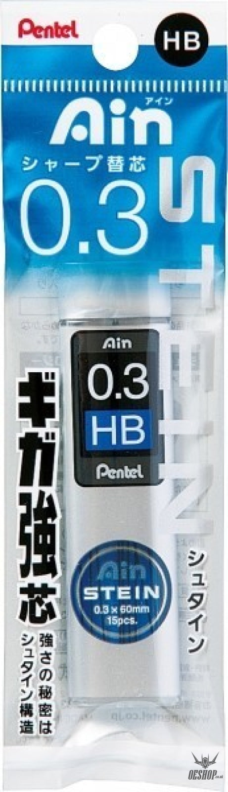 Pentel Ain Stein 0.3 mm HB Refill Lead Pentel 2.89 OEShop