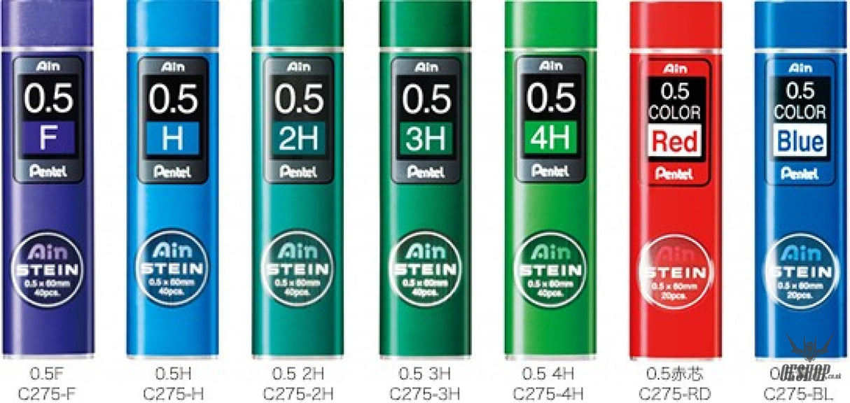 Pentel Ain Stein 0.5mm 2H Refill Lead Pentel 2.89 OEShop