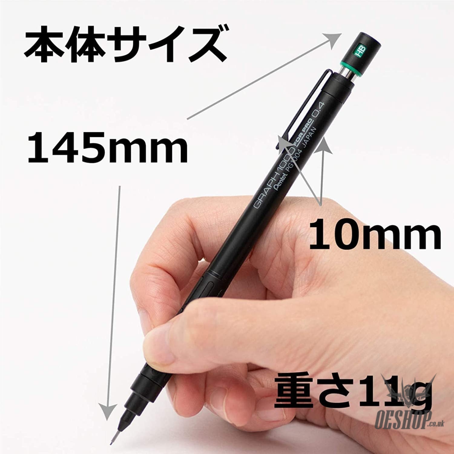 Pentel Graph 1000 for Pro 0.4mm HB Mechanical Pencil PG1004 Pentel 10.99 OEShop