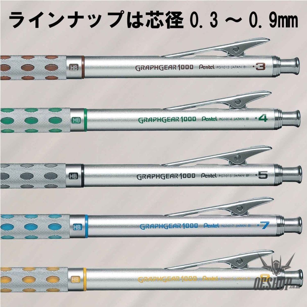 Pentel GraphGear 1000 0.7mm Mechanical Pencil XPG1017 Pentel 24.66 OEShop