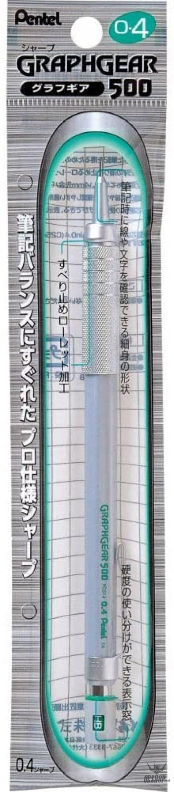 Pentel GraphGear 500 0.4mm Mechanical Pencil PG514/XPG514 Pentel 13.64 OEShop
