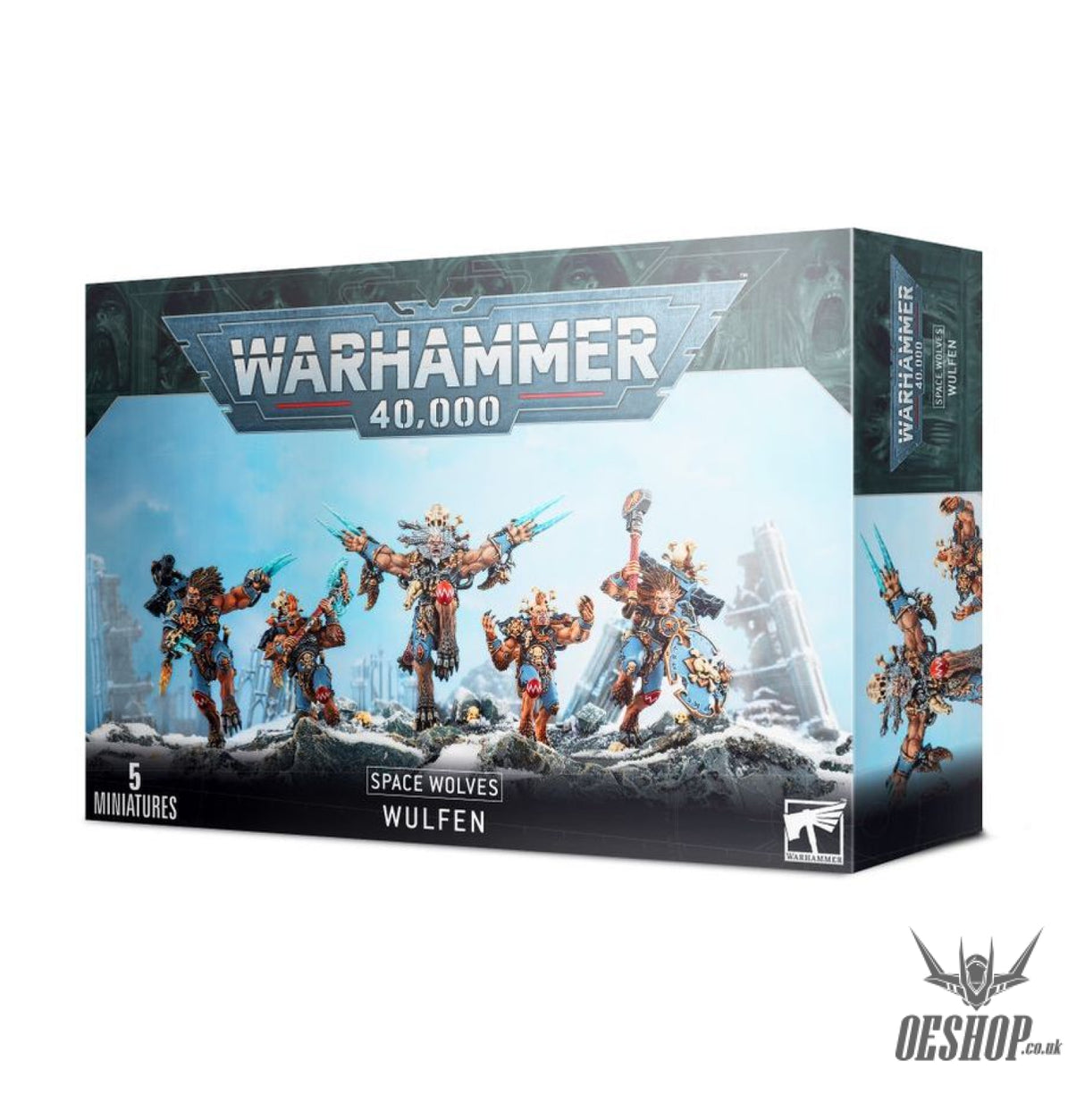 Pre-order Warhammer 40,000 Space Wolves: Wulfen 53-16 Tabletop Wargame