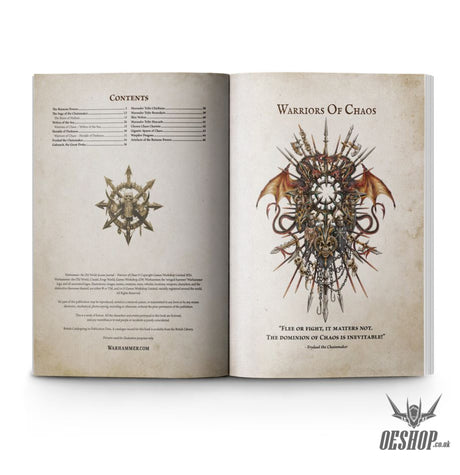 Pre-order Warhammer The Old World: Arcane Journal: Warriors of Chaos 08-02 Tabletop Wargame