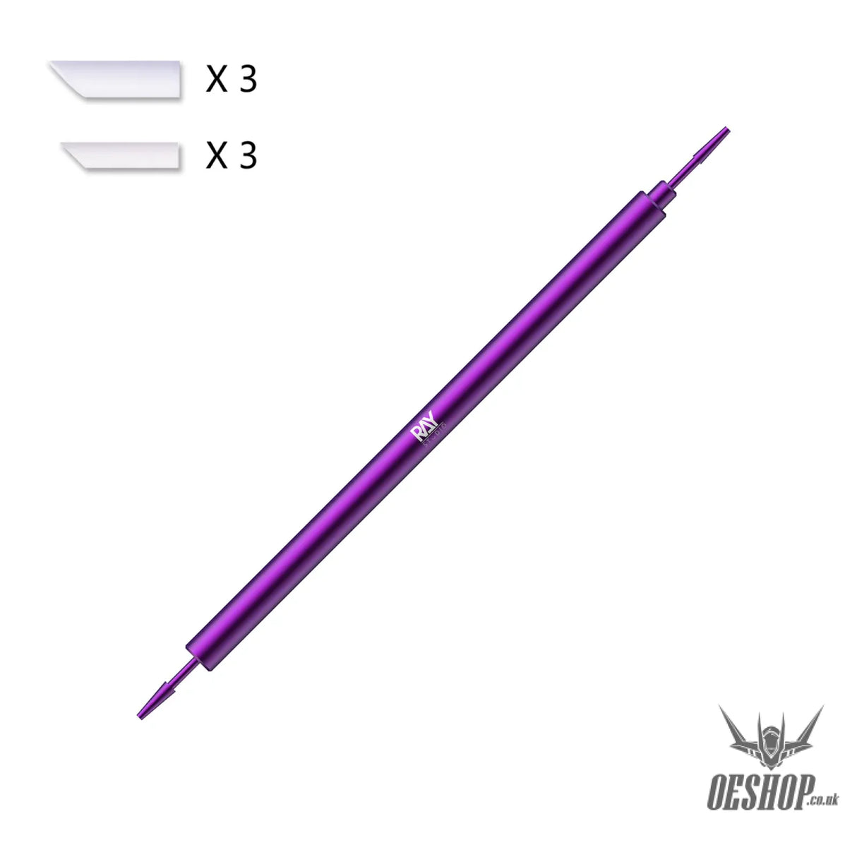 RAY STUDIO Metal Cleaning Stick - RMC-07 Purple - Professional Tools