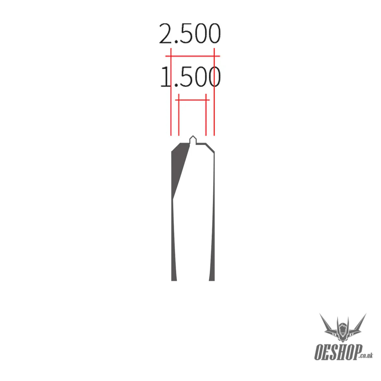 RAY STUDIO RHD-01 Hatch Hand Drill - RCFD-1500 Model Chamfer Centering Flat-blade Drill Bit 1.5MM - Drill