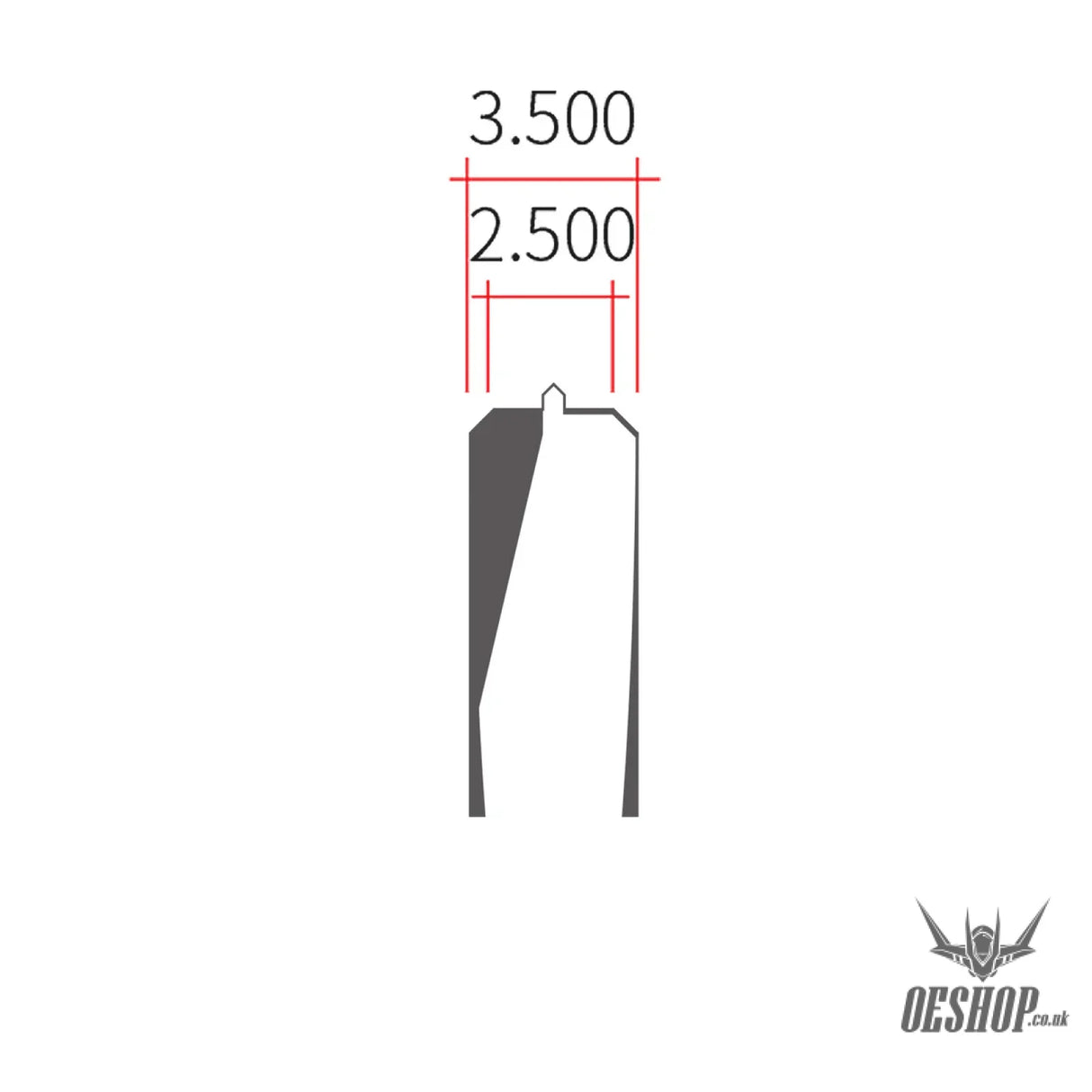 RAY STUDIO RHD-01 Hatch Hand Drill - RCFD-2500 Model Chamfer Centering Flat-blade Drill Bit 2.5MM - Drill