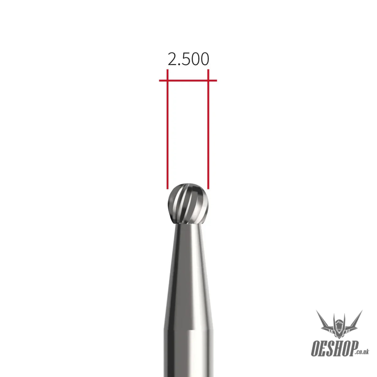 RAY STUDIO RHD-01 Hatch Hand Drill - RRBB-2500 Model Round Ball Burr 2.5MM - Drill