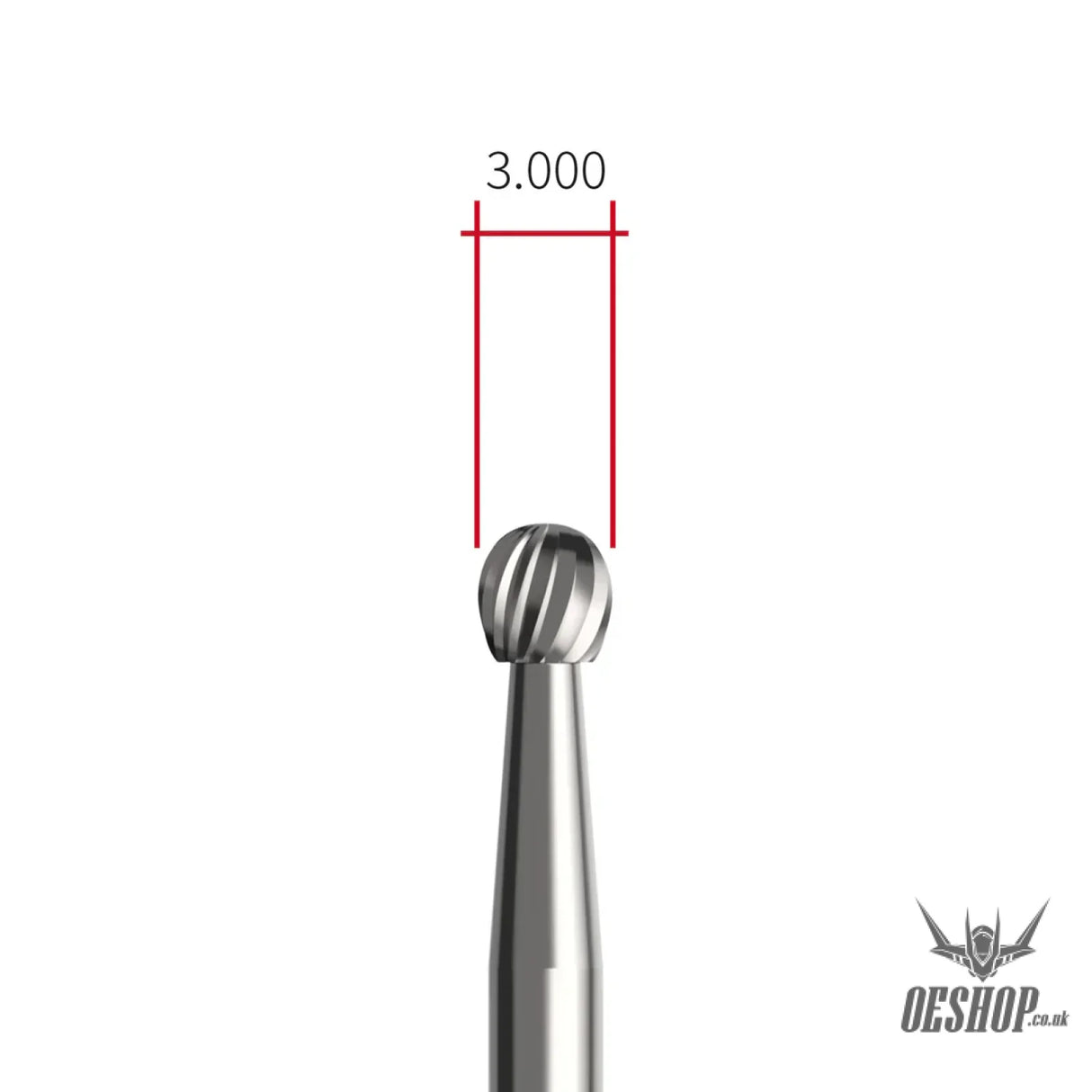 RAY STUDIO RHD-01 Hatch Hand Drill - RRBB-3000 Model Round Ball Burr 3.0MM - Drill