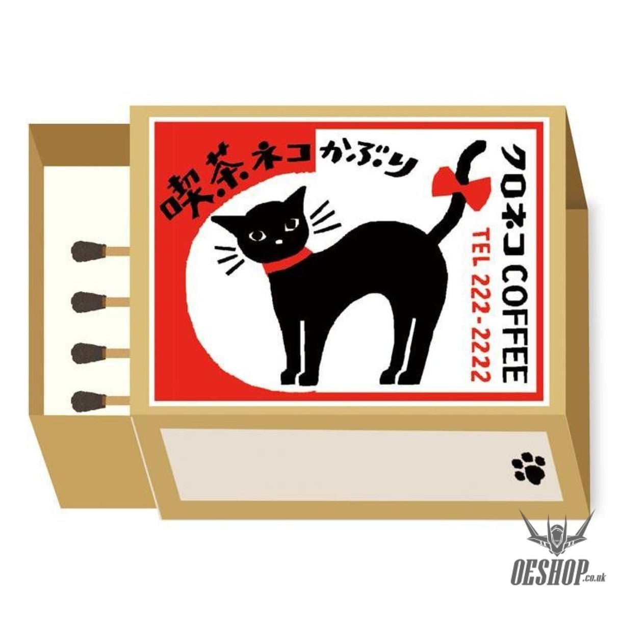 Retro Diary Match Box Memo Cafe Cat Neko Kaburi Furukawashiko 3.99 OEShop