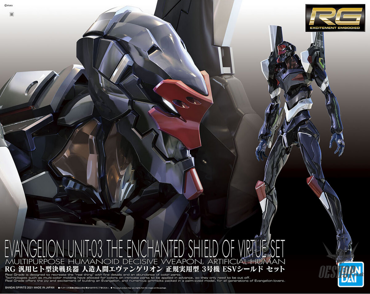 RG Evangelion EVA Unit-03 The Enchanted Shield of Virtue Set Scale Model Kits