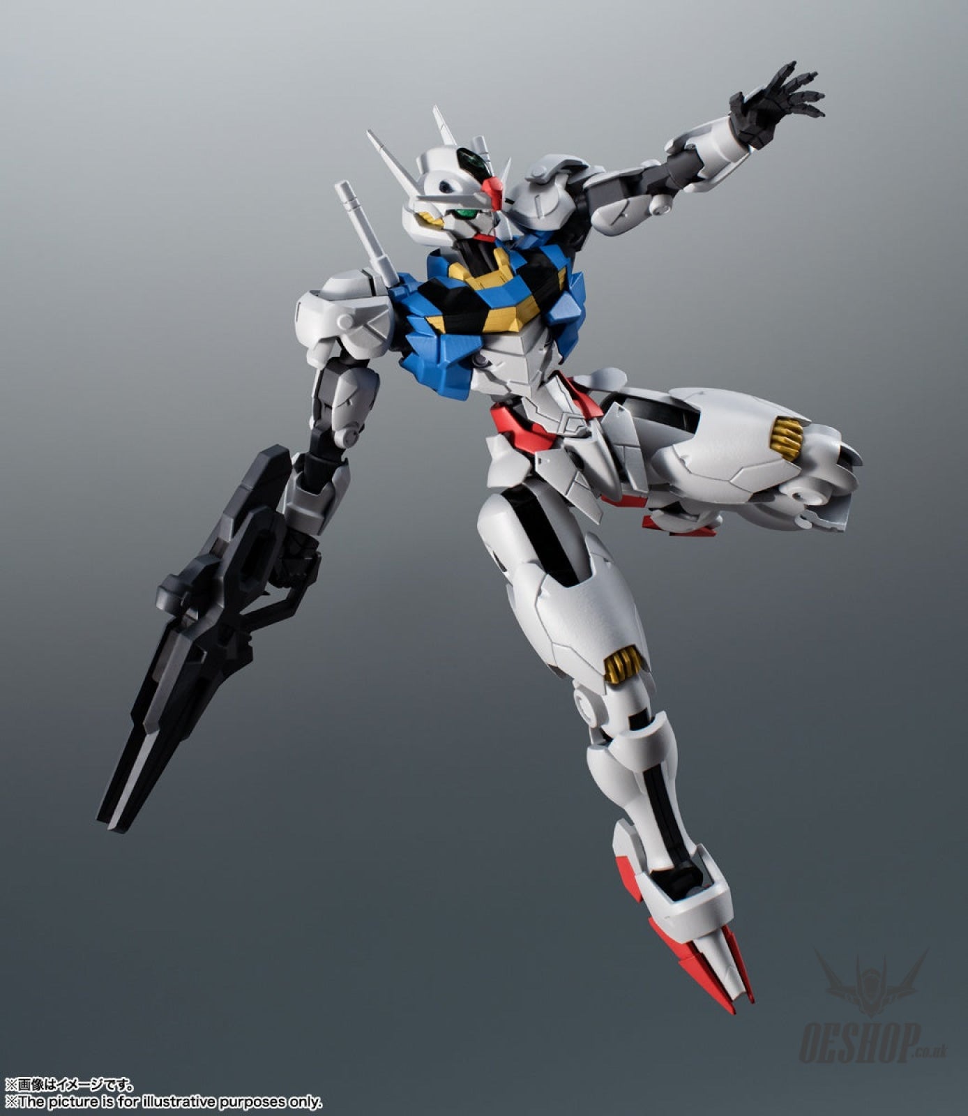 ROBOT Damashii MS SIDE Gundam Aerial ver. A.N.I.M.E. Action & Toy Figures